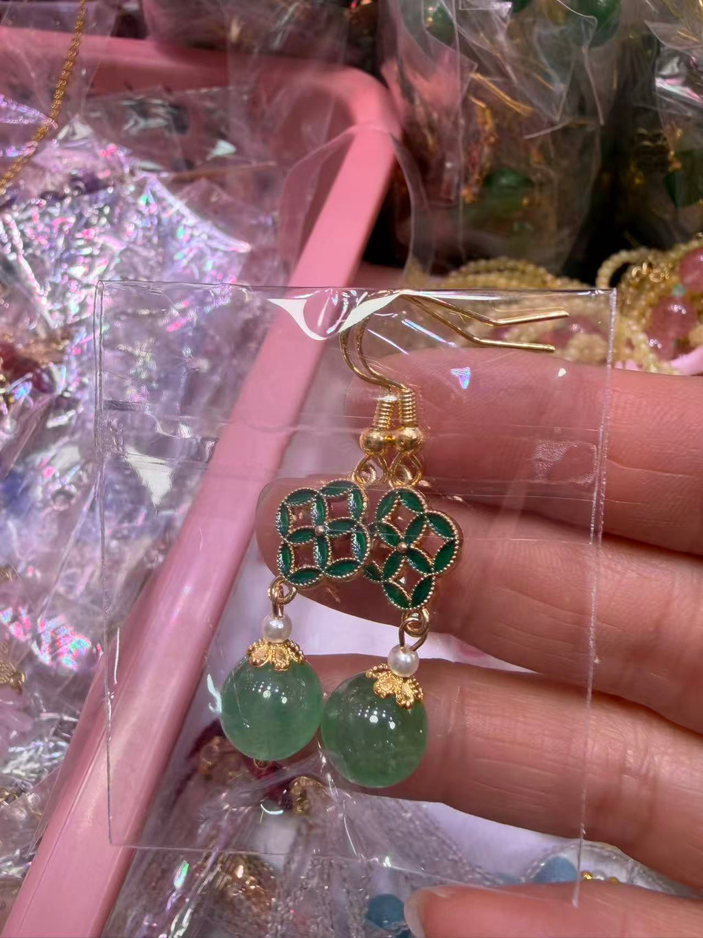 Pendientes de Piedras Naturales