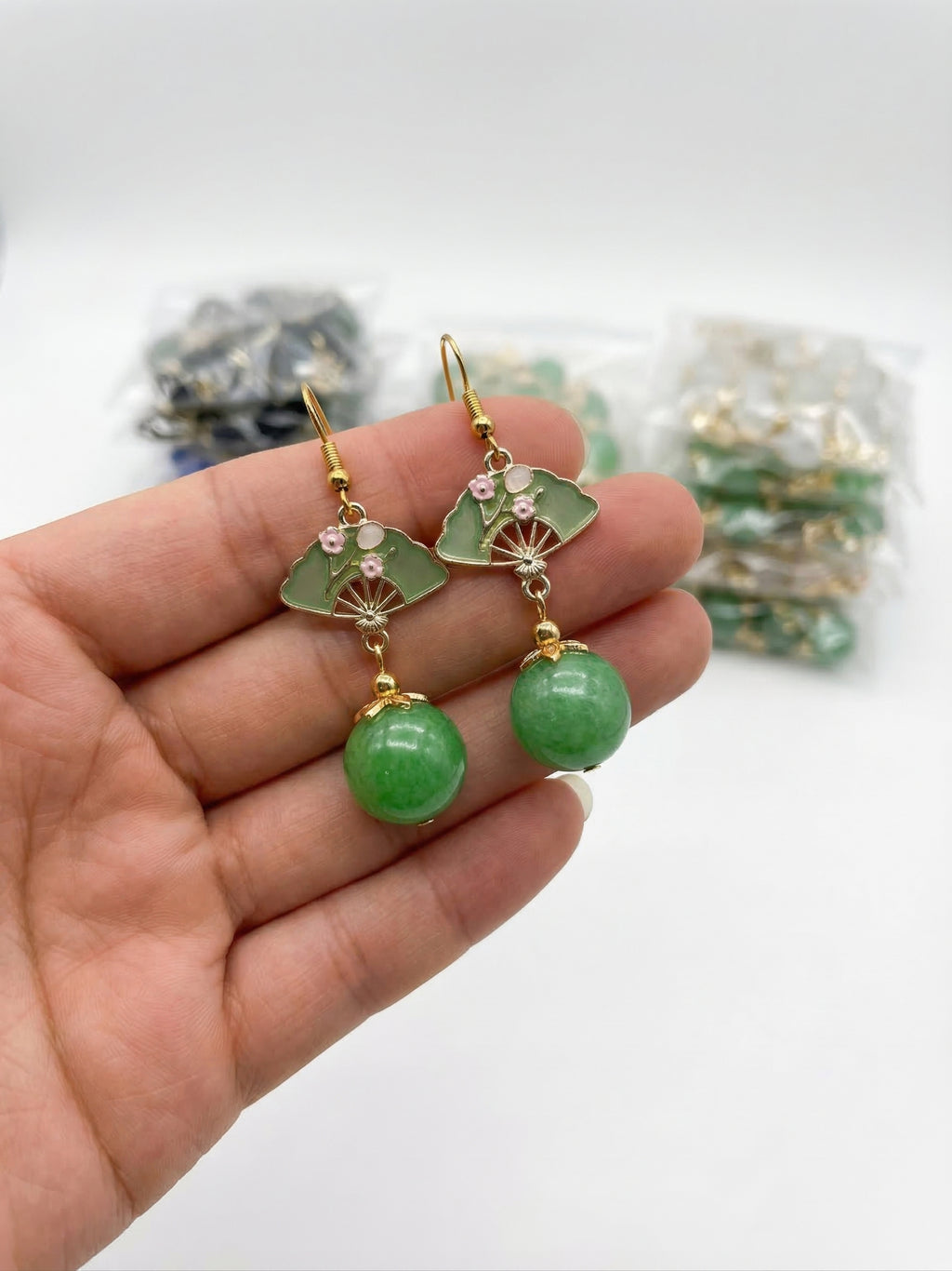 Pendientes de Piedras Naturales