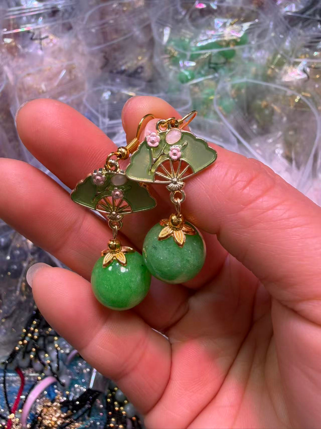 Pendientes de Piedras Naturales