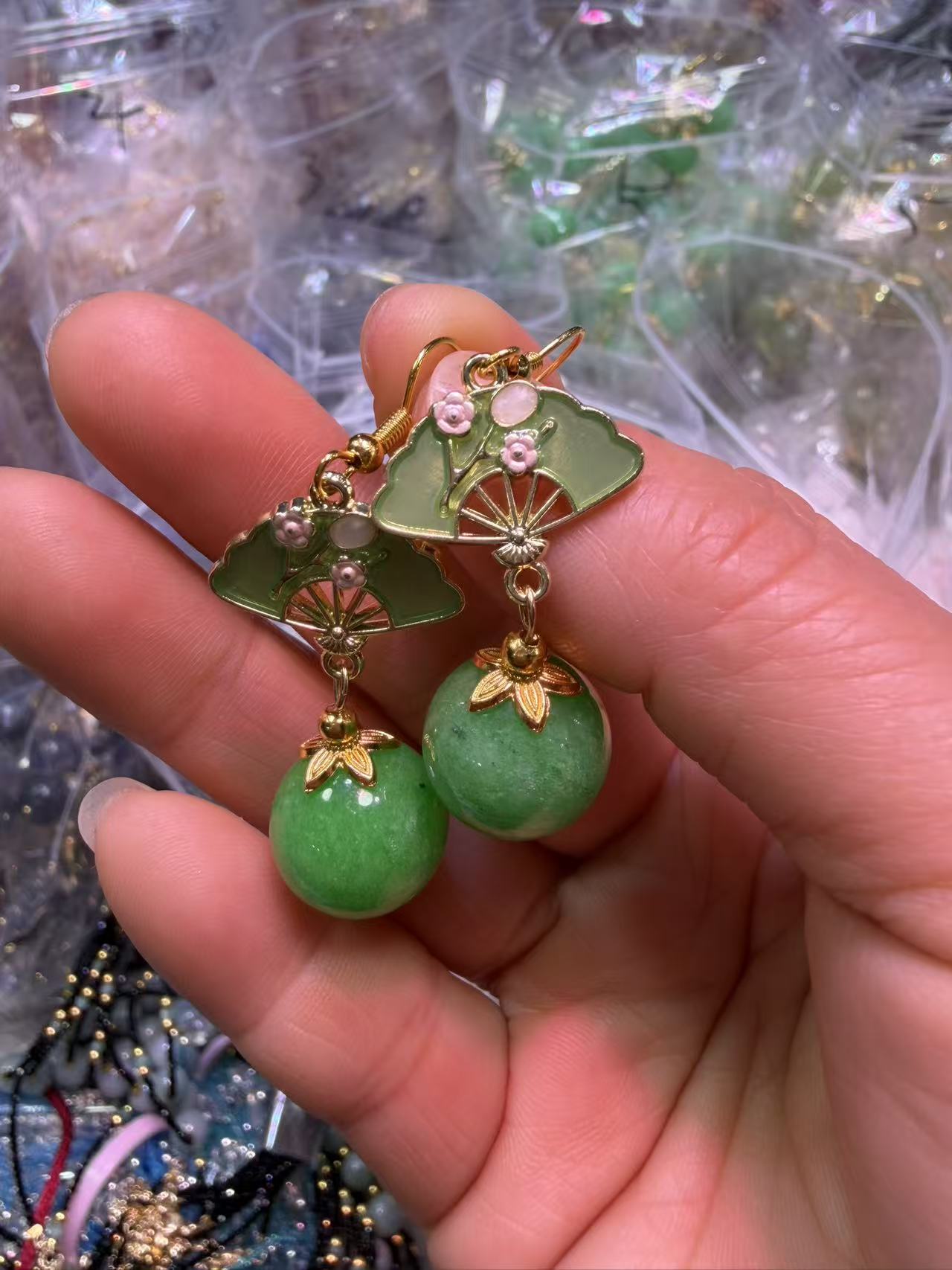 Pendientes de Piedras Naturales